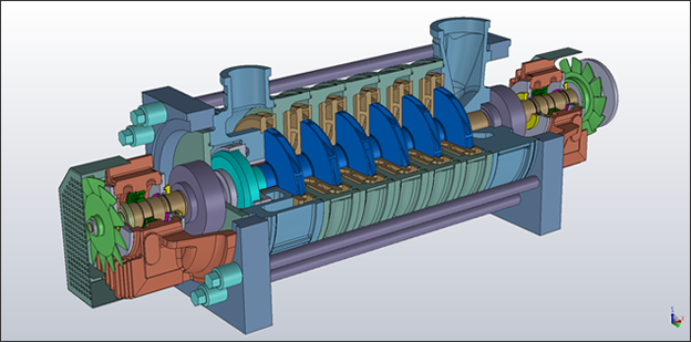 Radially split type high efficiency RO high pressure pump (MT-RD)