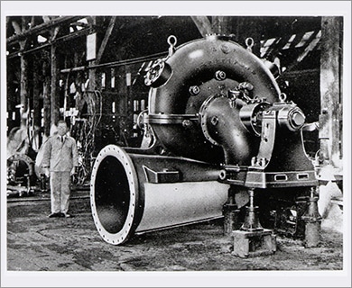 φ1000-2500hp両吸込タービンポンフ(赴戦江第1,2発電所)