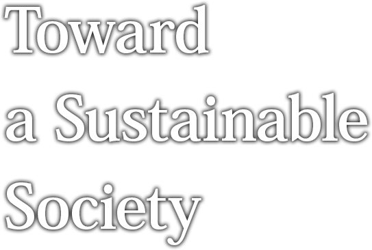 Toward a Sustainable Society